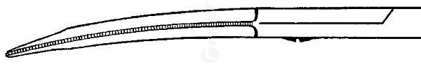 RU 1681-18M / Forbice Freeman-Kaye, Curva, MC 18,0 cm