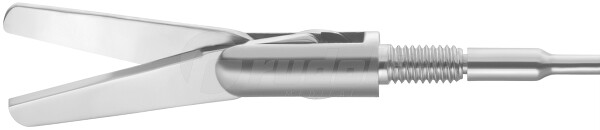 RS000-585 / Terminal De Tijera Recta Biarticulado Ø 5 mm, 330 mm, 15 mm