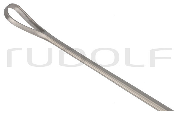 RU 7312-11 / Curetta Uterina Recamier, Malleab., Smussa 26,0 cm, Fig. 4,11 mm