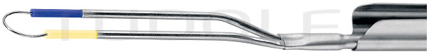 RC240-201 / Elettrodo Bipolare Ad Ansa 24 Char, Retto, Giallo-Blu