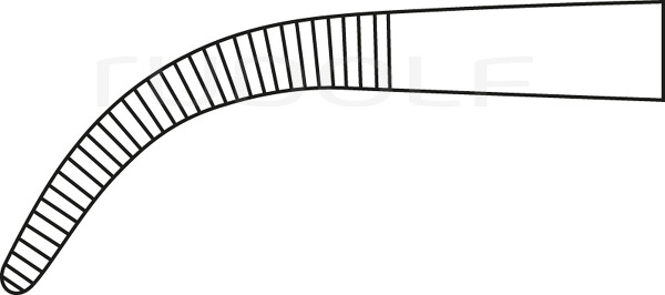 RU 3290-21 / Pinza Per Legatura Overholt-Slim, Curva-S 18,5 cm