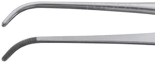 RU 4091-18 / Pince À Dissection Potts-Smith, Courbée 18 cm