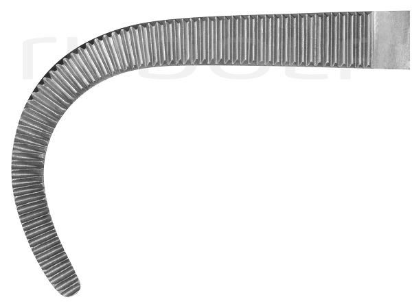RU 3387-01 / Tonsil Fcps Negus, Cvd., Fig. 1 19 cm, 7,5"