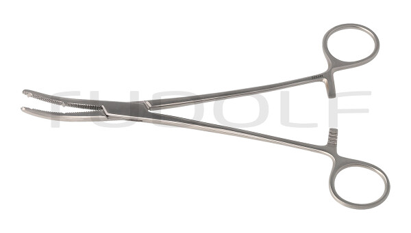 RU 3385-19 / Pinza Per Parametrio Heaney, Curva, 2D 19,5 cm
