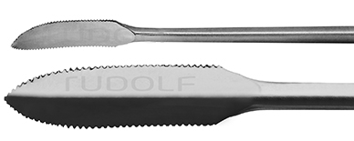 AT304-014 / Banana Knife, Serrated with Fixed Handle