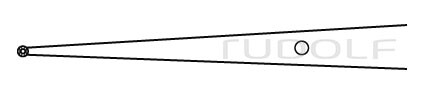RU 4079-32T / Micro-Pinza Ad Anelli, Retta, Ti, 18,0 cm, 1 mm