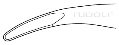 RU 5572-18 / Bone Rongeur Forceps Beyer, Curved, 3 mm, 18 cm - 7"