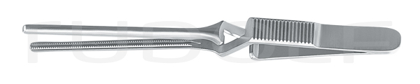 RU 7586-10 / De Bakey Atraumatic Bulldog Clamp, Str., (L) 10,5 cm - 4 1/4"