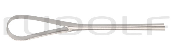 RU 7322-16 / Curetta Uterina Recamier, Rigida, Tagl. 31,0 cm, Fig. 8,16 mm