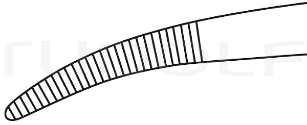 RU 3164-02 / Pinza Emostatica Moynihan, Curva 15,0 cm