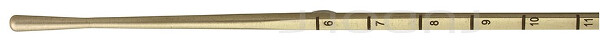 RU 7128-10 / Uterus Sonde Sims, Qualitätsmodell, Nutzlänge 18,0 cm