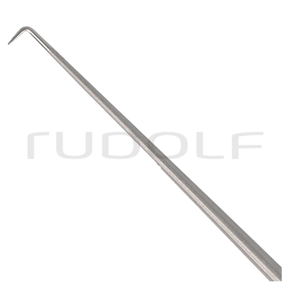 RU 7907-05/25 / Ear Hook Shambaugh, Sharp, Angled 90°, 2.5 mm, 16 cm - 6 1/4"