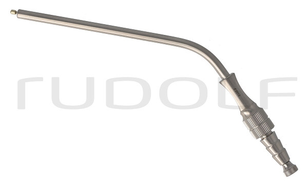 RU 6420-15 / Suction Tube Frazier (Fergusson), Ø 5,0mm 15 Ch/Fr, (Wl) 90 mm - 3 1/2", W. CUT-OFF, LUER-HUB and Stylet