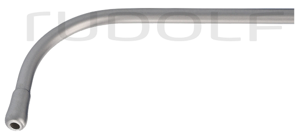 RU 7840-25 / Ear Catheter Hartmann, Curved, I Ø 2 mm, O Ø 4 mm, 13.5 cm - 5 1/4"