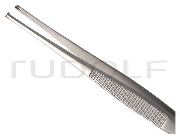 RU 4102-16 / Tissue Fcps., Standard, Str., 2x3 T. 16 cm, 6,25"