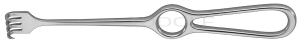 RU 4500-04 / Retractor Volkmann, Sharp, 4 Prongs 22,5 cm
/8 3/4"