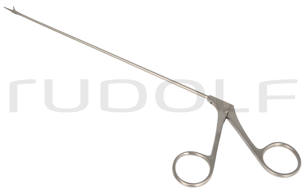 RU 8649-04/11 / Laryng. Micro Fcps, Th-Movable Shaft Length 18cm
/7", Conicø2/3mm
, Jaw 2mm
