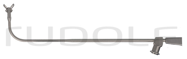 RU 8114-05/03 / Pinza De Doble Cuchara, Corte Vertical Ø 3 mm, 90° Curva Hacia Arriba, 12 cm, Con LUER-LOCK