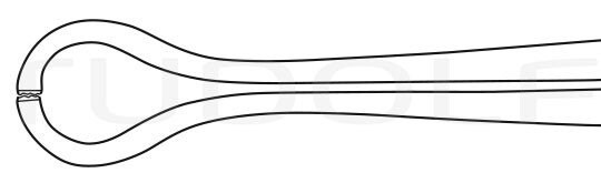 RU 6519-16 / Pince À Préhension Intestinale Babcock 16 cm, TC