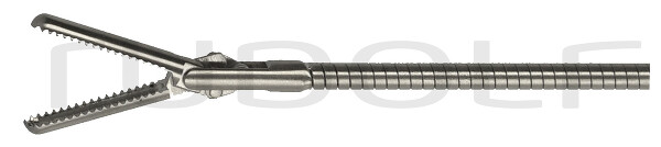 RF265-341 / Pince À Préhens., Flex., À Dents 5 Charr./1,6 mm, À Action Double Long. Utile 340 mm