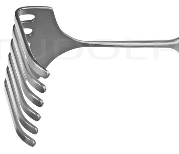 RU 4517-04 / Separador Israel, 70x70mm, 6 Púas Romas, 25 cm