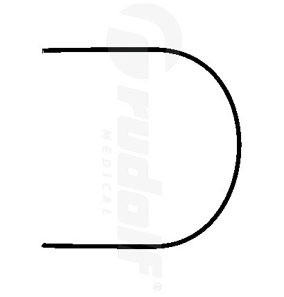 RU 8134-04 / Pinza Sacabocados Kerrison 90° Cortante 4 mm, 8,5 cm