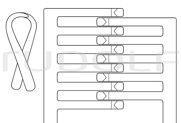 RU 4726-25 / Separador Weitlaner, Agudo, 5x6D., 25cm