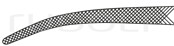 RU 3241-22 / Hemost. Fcps Bengolea, Cvd. 22 cm, 8,75"