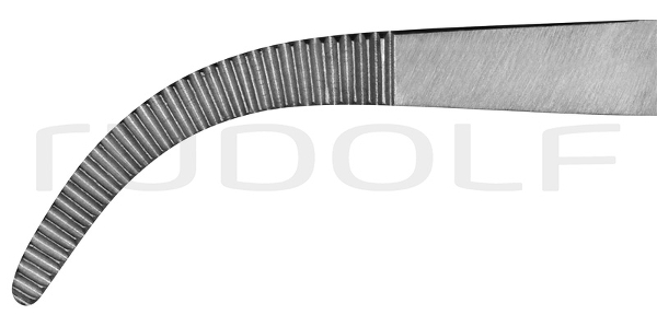 RU 3290-21 / Ligaturklemme Overholt-Slim, S-Geb., 18,5 cm