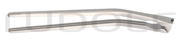 RU 7610-02 / Leland-Jones Atrauma Forceps, Cvd., (L) 19.5 cm - 7 3/4"