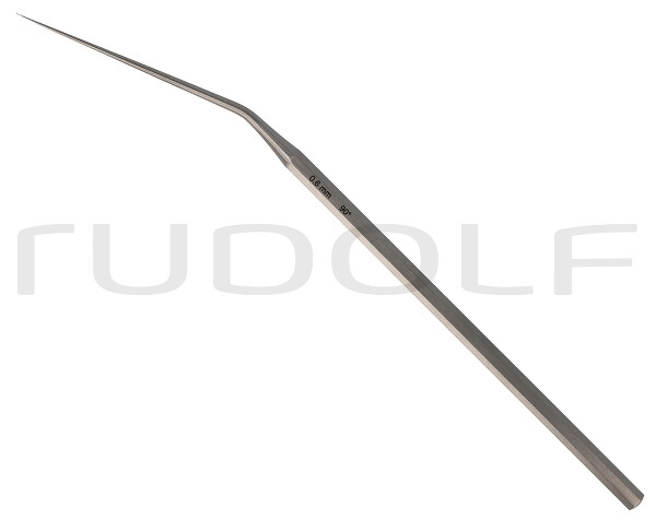 RU 7907-10/06 / Gancho, 90°, 0.6 mm, 16 cm - 6 1/4"