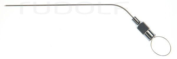 RU 7842-31 / Suction Tube Rosen (House), Curved, LUER-LOCK Cone (Female), O Ø 0.8 mm,