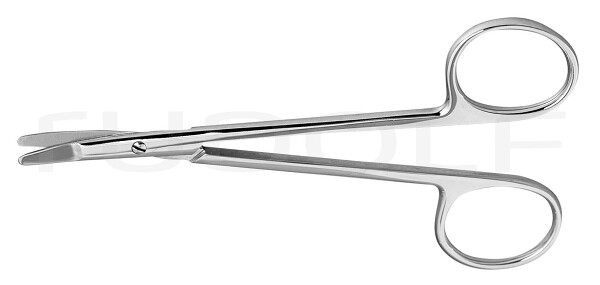 RU 1674-12M / Forbice Kilner, Modello Svedese, Molto Piatta, Supercut, Lucida, 12,5cm