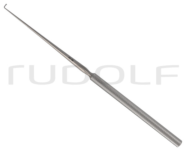 RU 7946-04 / Ganchito Abotonado Wagener, Figura 4, 90°, 3 mm, 14 cm - 5 1/2"