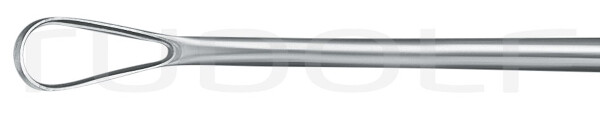 RU 7300-01 / Cureta Uterina Sims, Maleable, Cortante Fig. 1, 15 x 7,5 mm, 28 cm