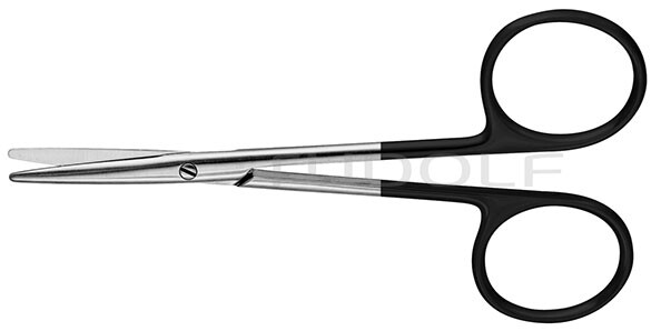 RU 1280-11M / Forbice Baby-Metzenbaum, Retta, MC 11,5 cm