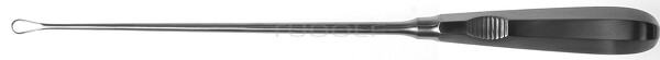 RU 7324-07 / Curetta Uterina Recamier, Rigida, Smussa 31,0 cm, Fig. 1,7 mm