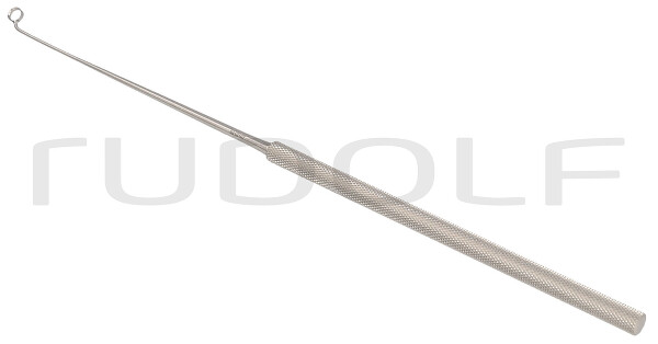 RU 8853-02 / Curette Ray, Vertical 45° 4mm, 18cm, 7"