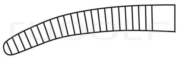 RU 3381-13 / Pinza Emostatica Spencer-Wells, Curva 13,0 cm