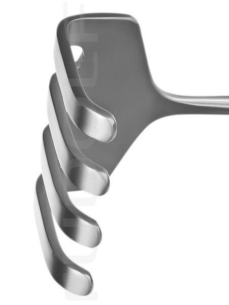 RU 4510-04 / Separador Ollier, 4 Púas Romas, 36x55mm 22,5 cm