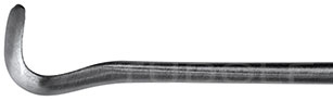 RU 8844-22 / Enukleator, Hardy, Rechts Gebogen Scharf Links, 24,5cm
