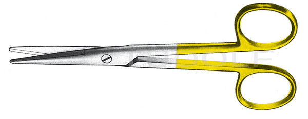 RU 1262-17M / Forbice Mayo-Stille, Retta, Tc/Mc 17,0 cm