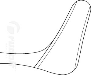 RU 8002-02 / Nasal Specula Hartmann-Halle, Figure 2, Screw Joint, 15 cm - 6"