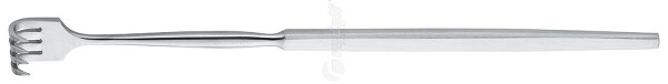 RU 4460-04 / Divaricatore Standard, Acuto, 4 Denti 16,0 cm