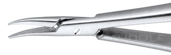 RU 5865-15 / Mikro-Nadelhalter Geb., m. Sperre, 15cm
