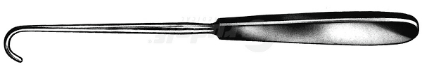 RU 4504-01 / Retractor Volkmann, Blunt, 1 Prong 22,5 cm, 8 3/4"