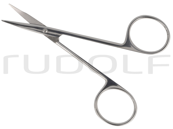 RU 2441-11HP / Tenotomy Scissors Stevens, Bl/Bl, Cvd. 11,5 cm, 4,5", High Polished