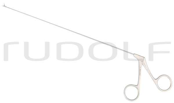 RU 8650-12/21 / Lar. Micro Fcps. CUP-SHP, Str., TH-MOV. Shaft Length 23cm/9", Conicø1/2mm, Jaw 1mm