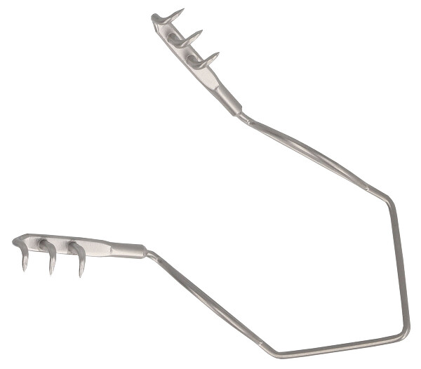 RU 4660-03 / Epicardiale Divaricatore Parsonnet 3x3D 38 mm