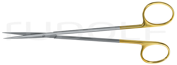 RU 1328-18 / Forbice Metzenbaum-Fino, Ac/Ac, Retta, TC 18,0 cm